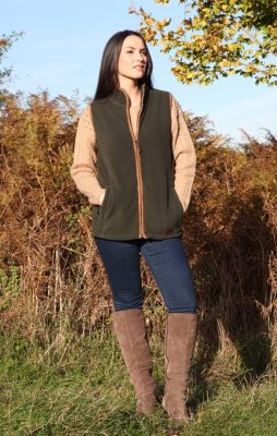 Oxford Blue Ladies Fleece Gilet