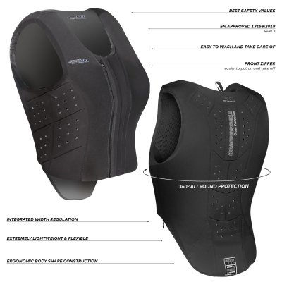 Säkerhetsväst Front Zip Slim Fit