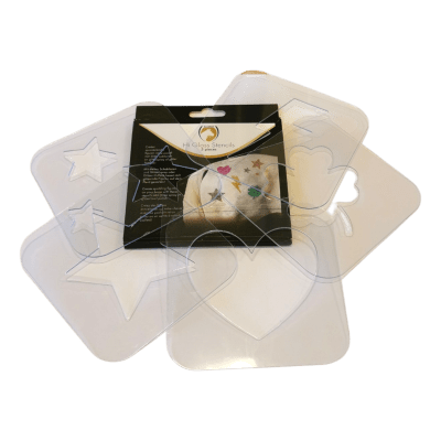 Excellence Glitter Shine Stencils 5 pieces