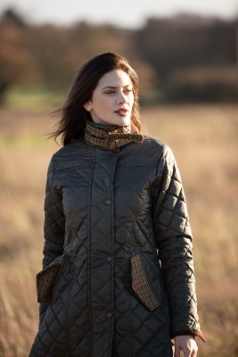 Oxford Blue roxy quilted jacket