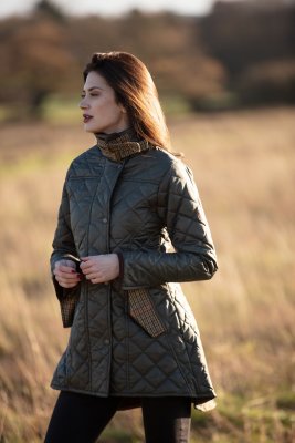 Oxford Blue roxy quilted jacket